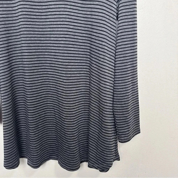 Eileen Fisher  Womens Medium Striped Long-Sleeve Tunic - Picture 8 of 16